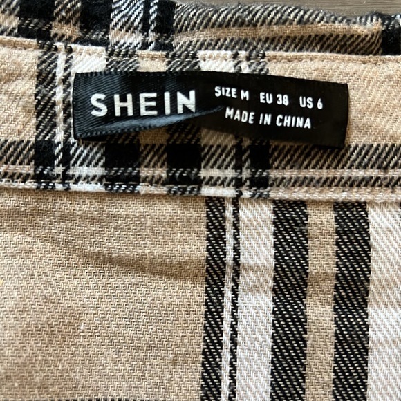 SHEIN Flannel Shirt - Picture 4 of 5